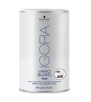 SCHWARZKOPF VARIO BLOND PLUS BLUE BLEACH 450G WHITE TIN SCHWARZKOPF VARIO BLOND PLUS BLUE BLEACH 450G WHITE TIN