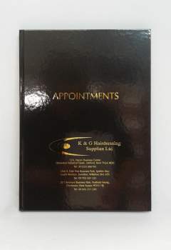 APPOINTMENT BOOK 6 COL BLACK
