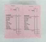 CHECK PADS QUIREPALE x12 CERISE