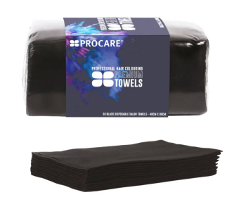 DISPOSABLE TOWELS BLACK PK50