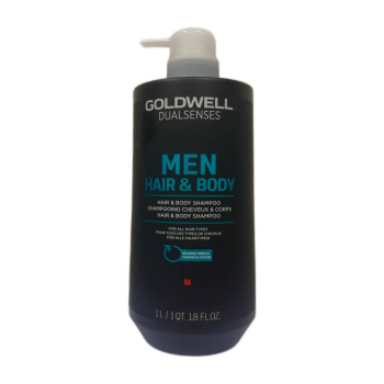 GOLDWELL DUALSENSES MEN HAIR & BODY SHAMPOO 1000ML GOLDWELL DUALSENSES MEN HAIR & BODY SHAMPOO 1000ML