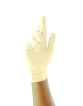 HG LATEX GLOVES PF MEDIUM