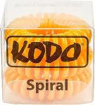 KODO SPIRAL HAIR BOBBLE ORANGE (DISCONTINUED ITEM)