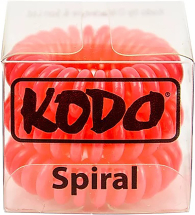 KODO SPIRAL HAIR BOBBLE RED (DISCONTINUED ITEM)