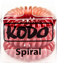 KODO SPIRAL HAIR BOBBLE RUSTIC RED (DISCONTINUED ITEM)