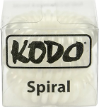 KODO SPIRAL HAIR BOBBLE WHITE (DISCONTINUED ITEM)