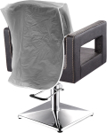 CHAIR BACK COVER 22" CLEAR