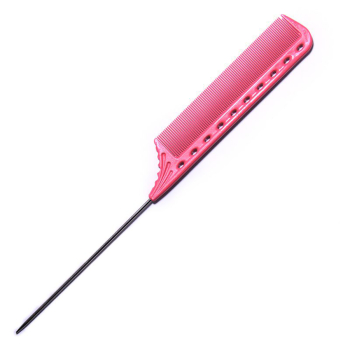 Y.S. PARK 112 FINE TOOTH TAIL COMB PINK
